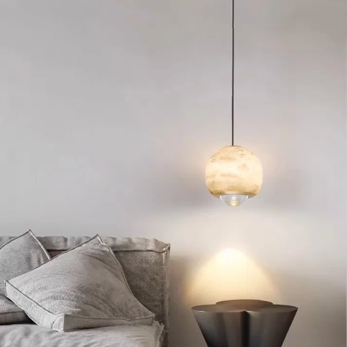 Nordic Marble Alabaster Globe Pendant Lamp