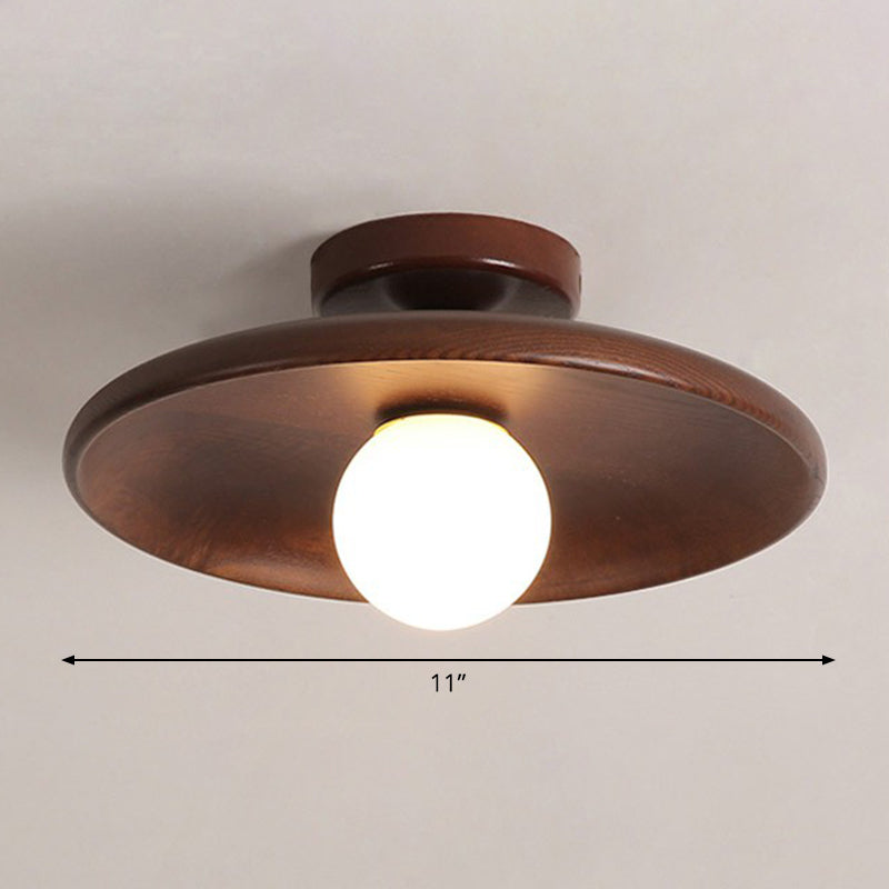 Shallow Bowl Shaped Ceiling Light