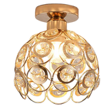 Fancy Gold Luxury Ball Hallway Ceiling Light