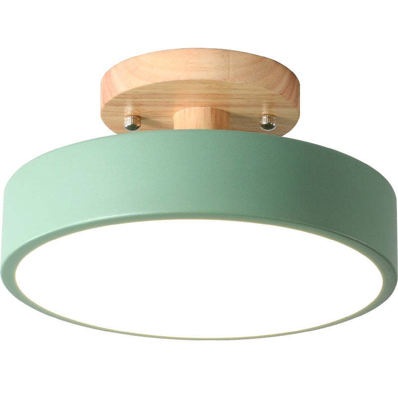 Modern LED Ceiling Light made of Wood