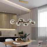 Nordic Glass Ball Chandelier