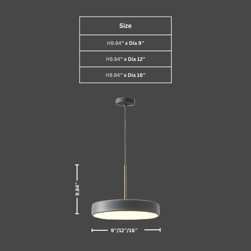 UFO Saucer LED Pendant Light