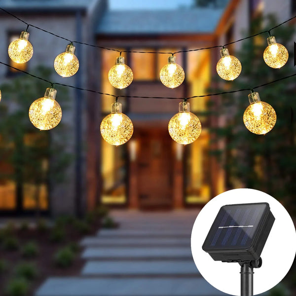 Solarite - Waterproof solar-powered LED fairy lights for outdoor use