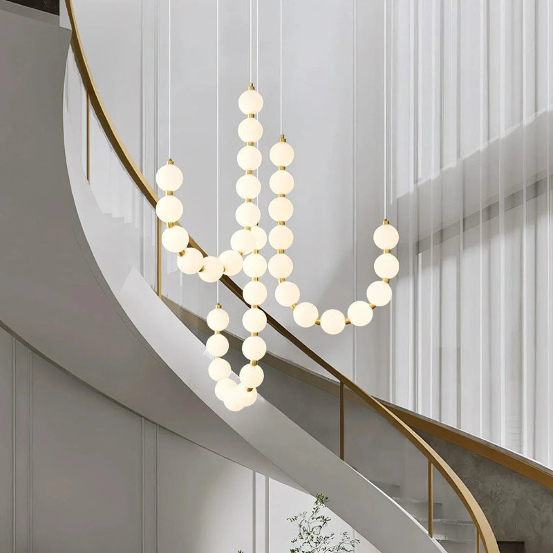 Luxury White Necklace Chandelier