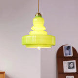 Bauhaus Gourd Glass Pendant Light