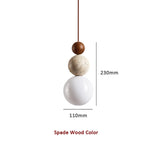 Modern Simple Style Travertine Pendant Lamp