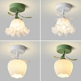 French Tiffany Simple Mini Flower Ceiling Light