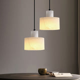 Scandinavian Simple White Marble Pendant Light