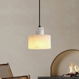 Scandinavian Simple White Marble Pendant Light