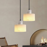 Scandinavian Simple White Marble Pendant Light