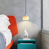 Scandinavian Simple White Marble Pendant Light