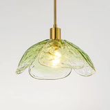 Creative Flower Petal Bedside Rod Pendant Light