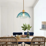 Creative Flower Petal Bedside Rod Pendant Light