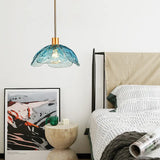 Creative Flower Petal Bedside Rod Pendant Light