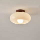 Vintage White Small Hallway Ceiling Lamp