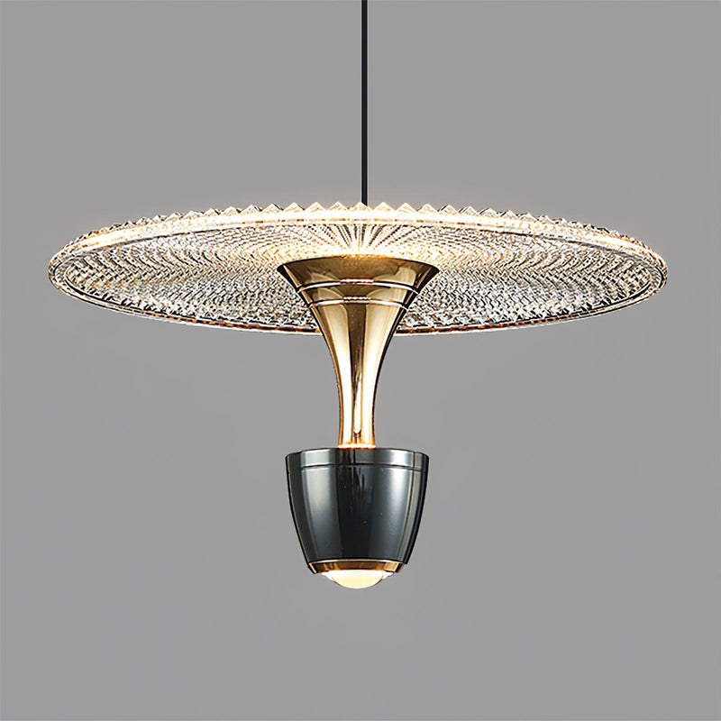 Modern Led Disc-Shaped Pendant Lamp