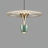 Modern Led Disc-Shaped Pendant Lamp