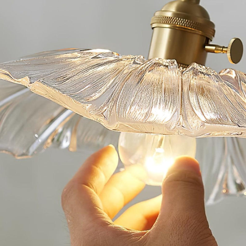 Flower Glass Pendant Light