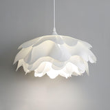 White Pendant Light in Flower Shape