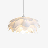 White Pendant Light in Flower Shape