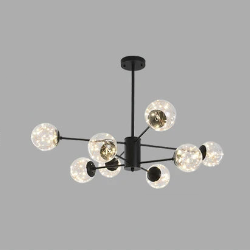 NobleLuminance - Glass ball chandelier