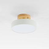 Modern LED Ceiling Light made of Wood