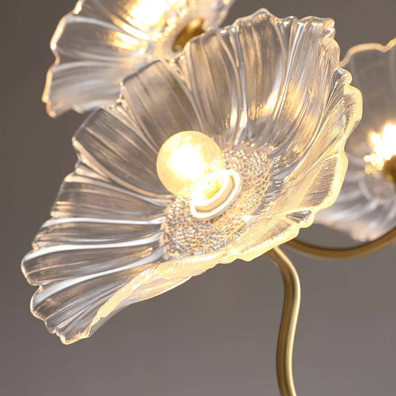 Murano Glass Flower Chandelier