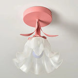 French Tiffany Simple Mini Flower Ceiling Light