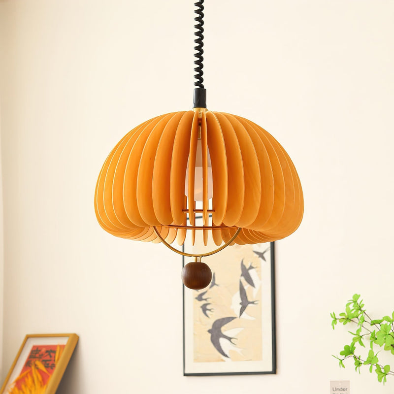 Pumpkin Adjustable Pendant Lamp