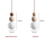 Modern Simple Style Travertine Pendant Lamp