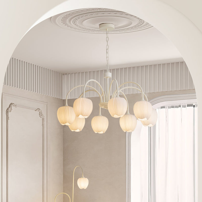 Tulip Matcha Chandelier