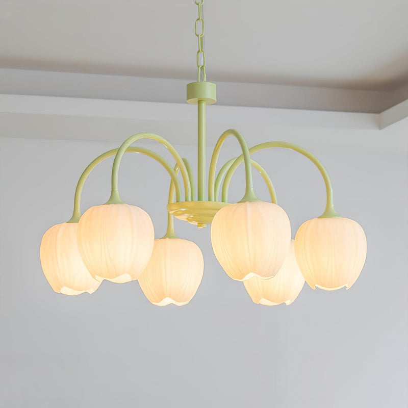 Tulip Matcha Chandelier