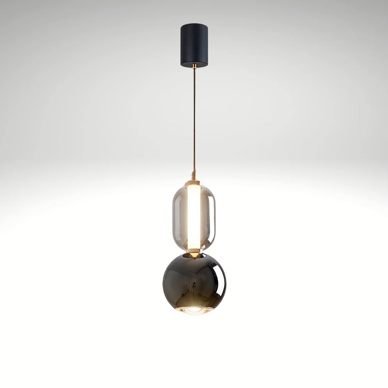 Nordic Creative Iron Glass Pendant Light