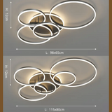 Modern Ceiling Light Black