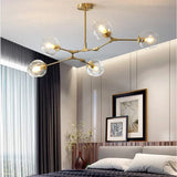 Bifurcation Bubble Glass Sputnik Chandelier