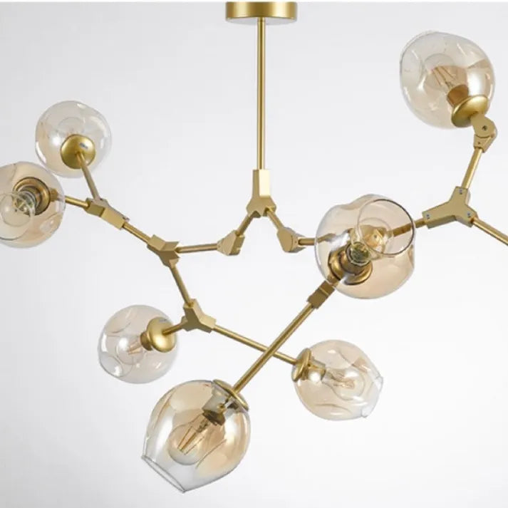 Bifurcation Bubble Glass Sputnik Chandelier