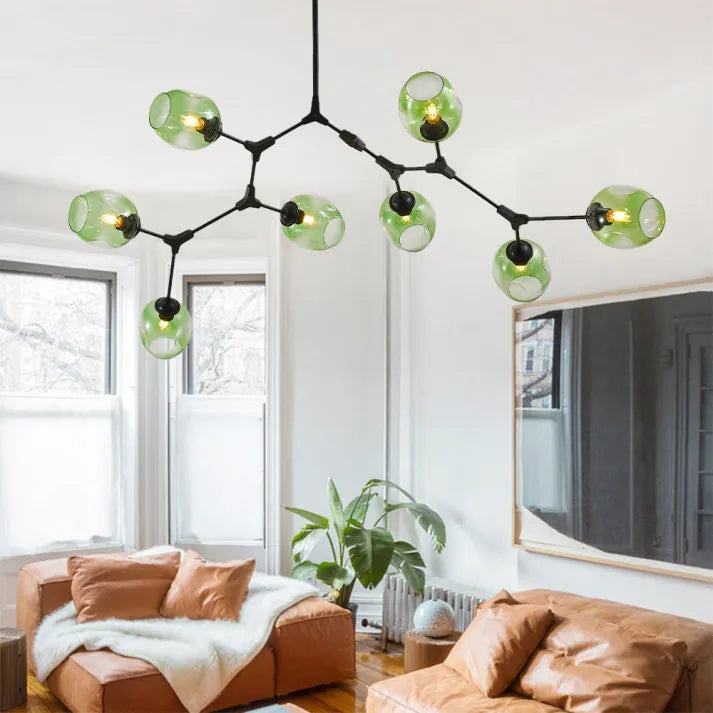 Bifurcation Bubble Glass Sputnik Chandelier