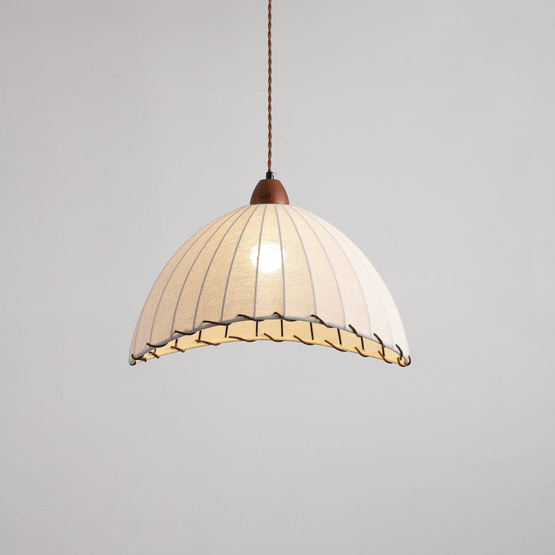 Wood and Fabric Series Pendant Lamp