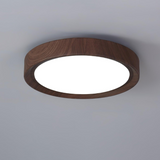 Wood Grain Round Ceiling Light