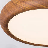 Wood Grain Round Ceiling Light