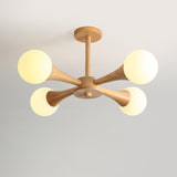 Nera Wooden Chandelier