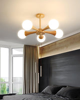 Nera Wooden Chandelier