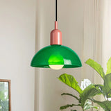 Aurora Colorful Bowl Pendant Light