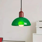 Aurora Colorful Bowl Pendant Light