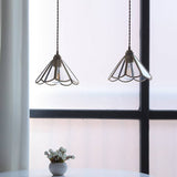 Brass Glass Pendant Light