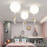 Fateh Modern Moon/Astronauts LED Ceiling Light