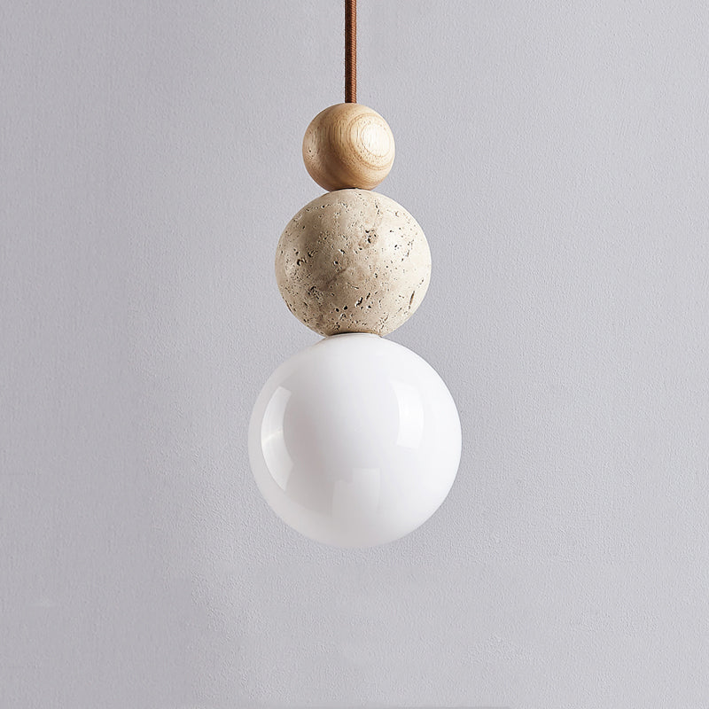 Modern Simple Style Travertine Pendant Lamp