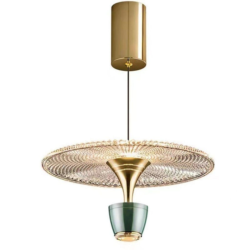 Modern Led Disc-Shaped Pendant Lamp