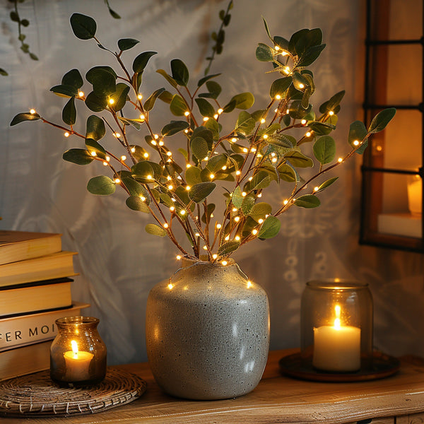 Fairy Light Olive Branch