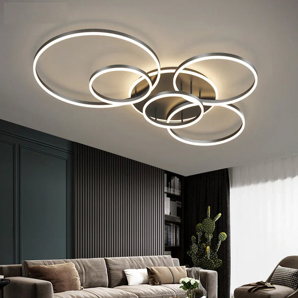 Modern Ceiling Light Black